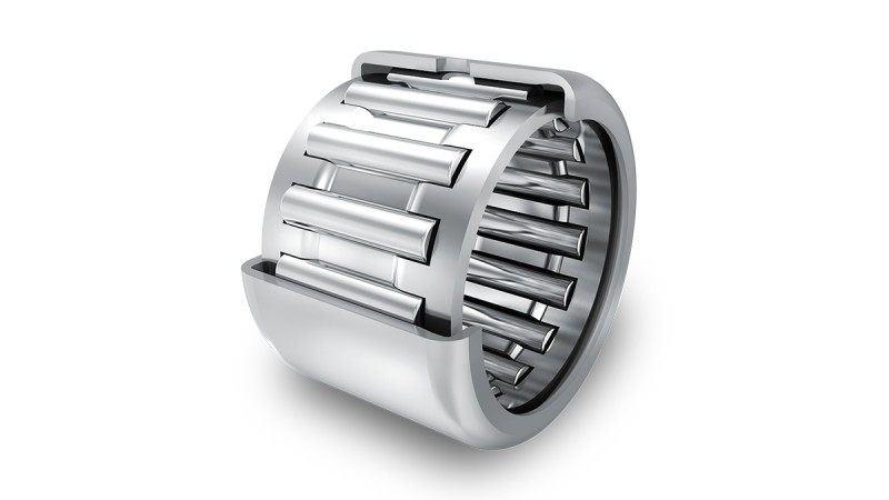 INA drawn cup needle roller bearing with open end